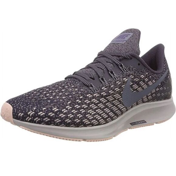 Nike Womens Size 9 Air Zoom Pegasus 35 942856-005 Gray/Peach Purple Running Shoe - Picture 1 of 12